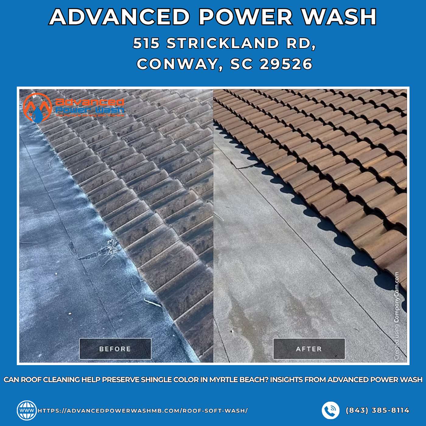 Can Roof Cleaning Help Preserve Shingle Color in Myrtle Beach? Insights From Advanced Power Wash episode artwork