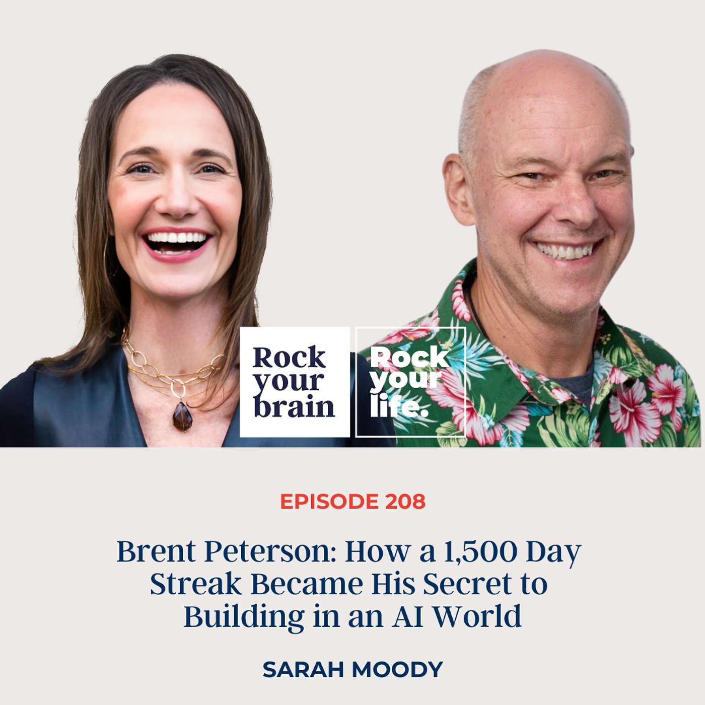 Ep 208: Brent Peterson: How a 1,500 Day Streak Became His Secret to Building in an AI World episode artwork