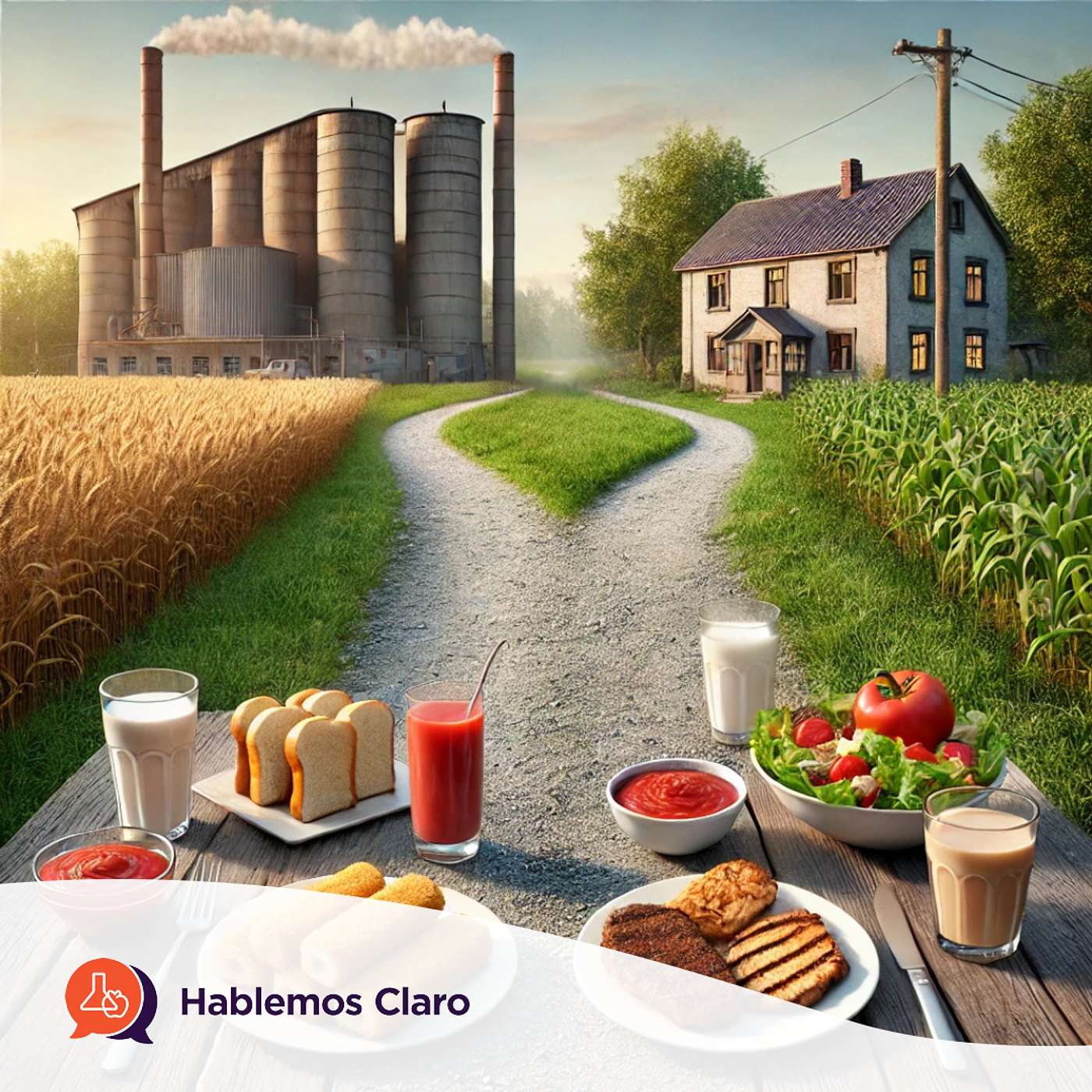 Diferencia entre alimentos preparados en casa e industrializados