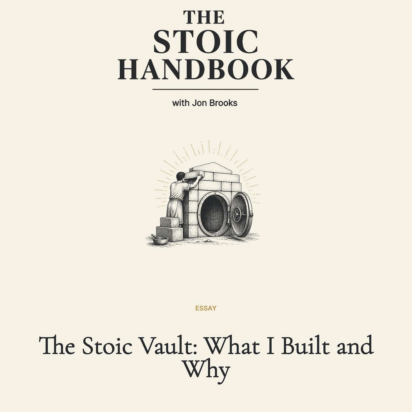 The Stoic Vault: What I Built and Why episode artwork