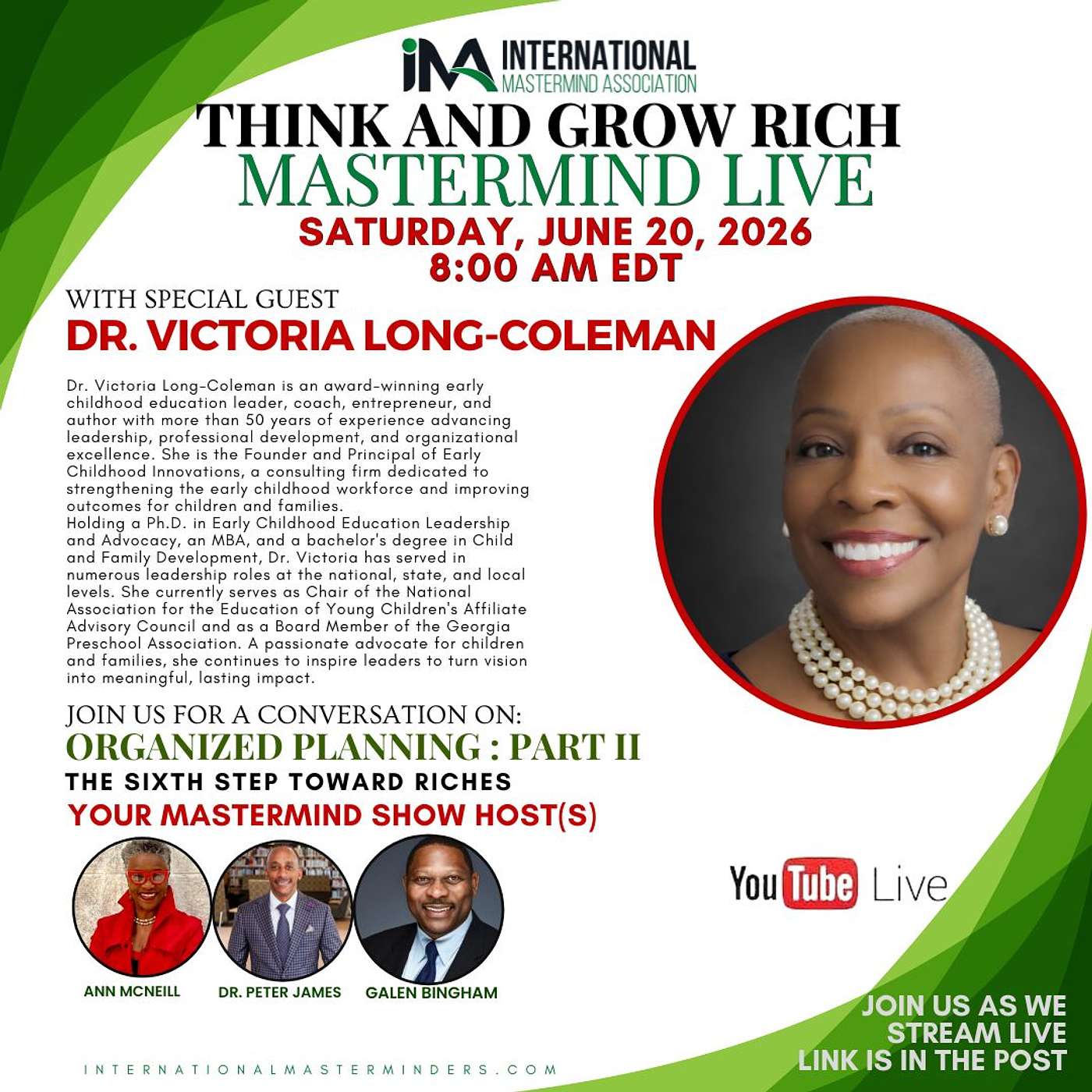 IMA Think & Grow Rich Saturday Show 06.20.2026 episode artwork