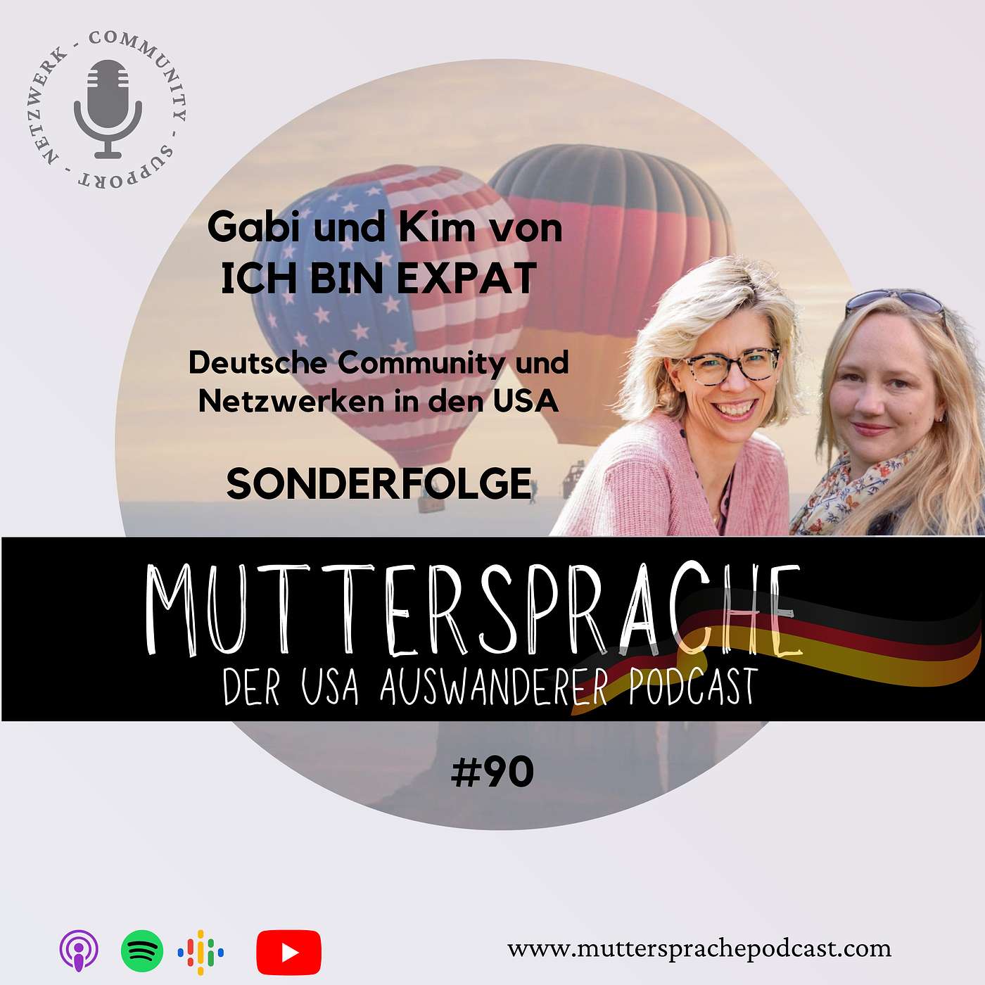 SONDERFOLGE: Deutsche Community und Netzwerken in den USA - Gabi Hegan und Kim Lenar von ICH BIN EXPAT episode artwork