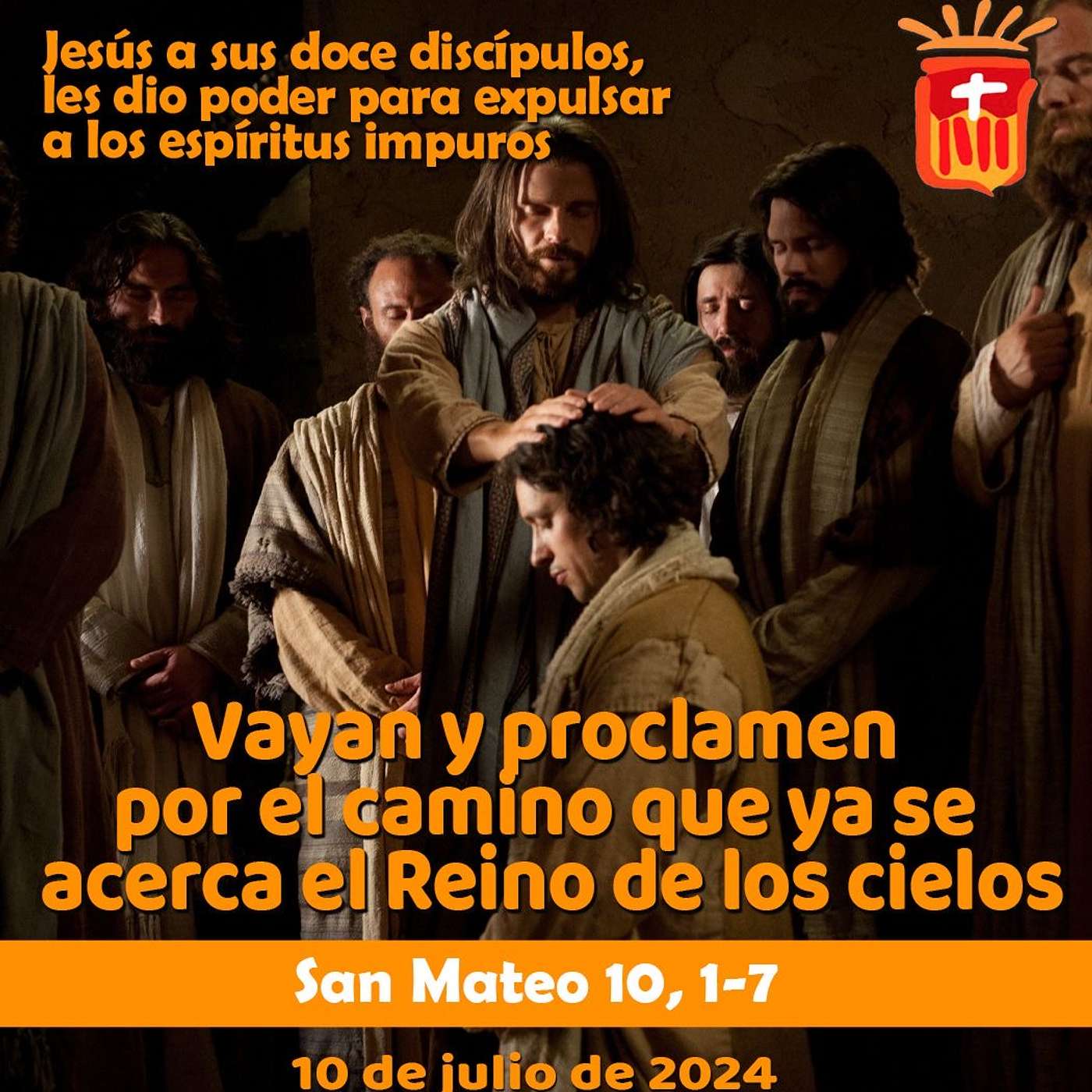 2024-07-10 San Mateo 10, 1-7: Miércoles XIV Ordinario.