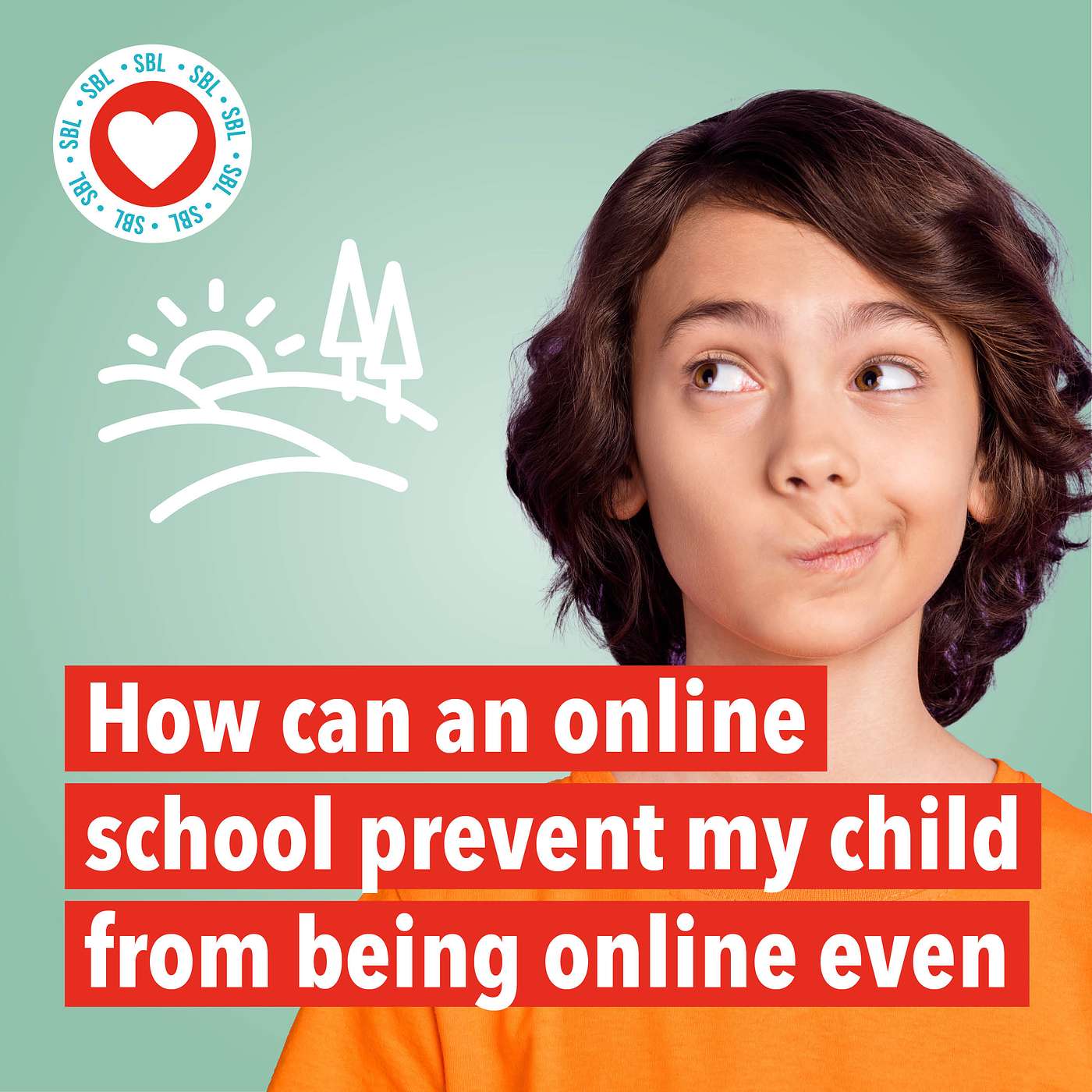 How can an online school prevent my child from being online even more?