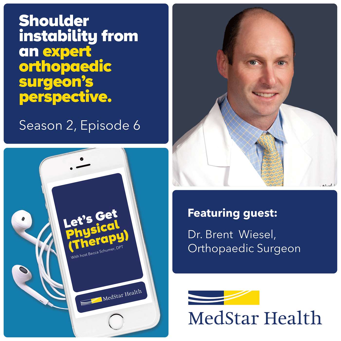 cover of episode Shoulder Instability from an Orthopedic Surgeon's Perspective with Dr. Wiesel