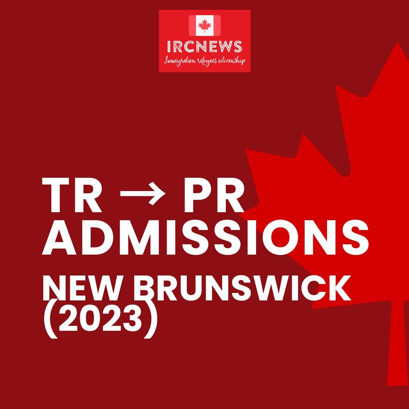 Canada Immigration TR to PR Admissions in New Brunswick (2023) episode artwork