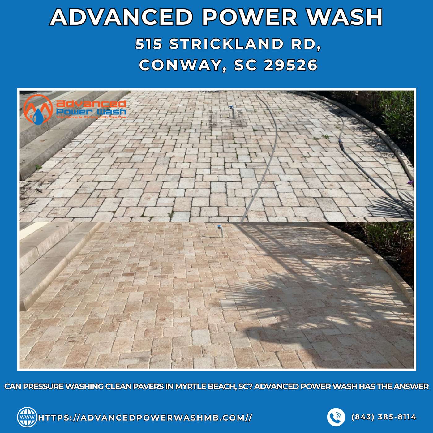 Can Pressure Washing Clean Pavers in Myrtle Beach, SC? Advanced Power Wash Has the Answer episode artwork