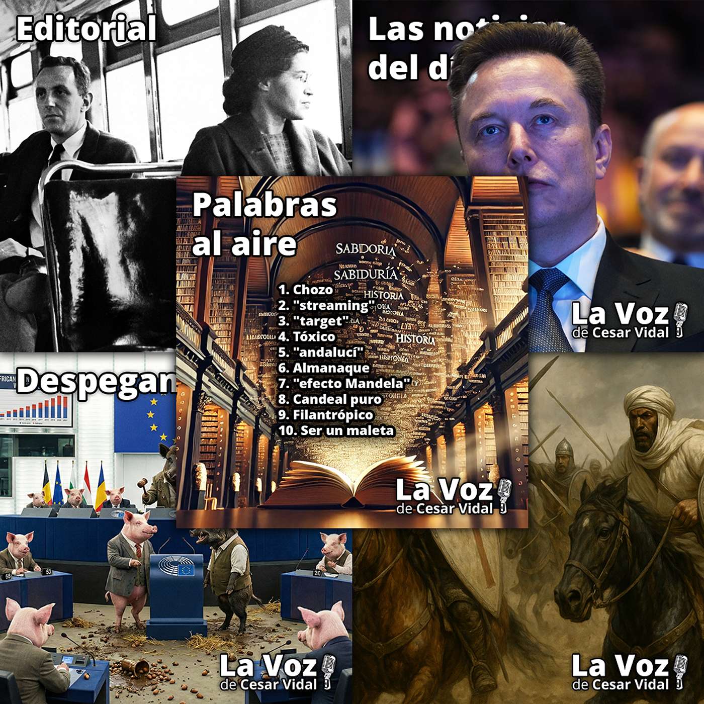 Programa Completo de La Voz de César Vidal - 08/12/25