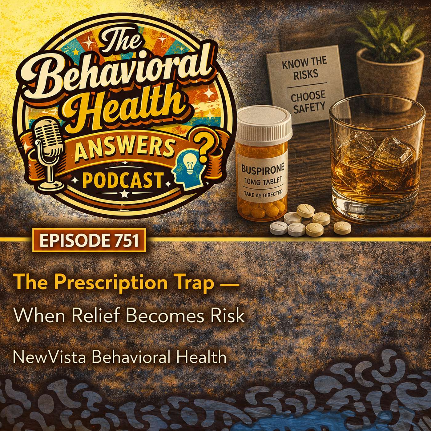 Episode 751: The Prescription Trap - When Relief Becomes Risk | NewVista Behavioral Health episode artwork