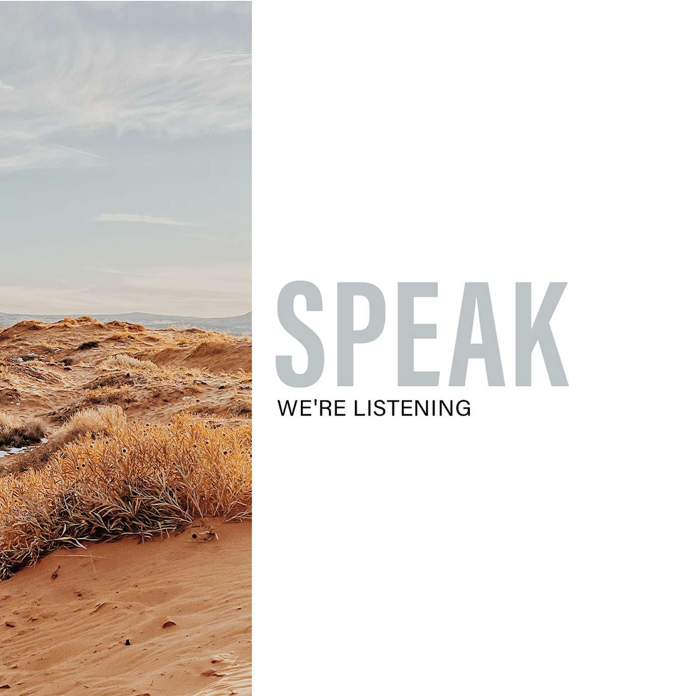 Speak, We're Listening