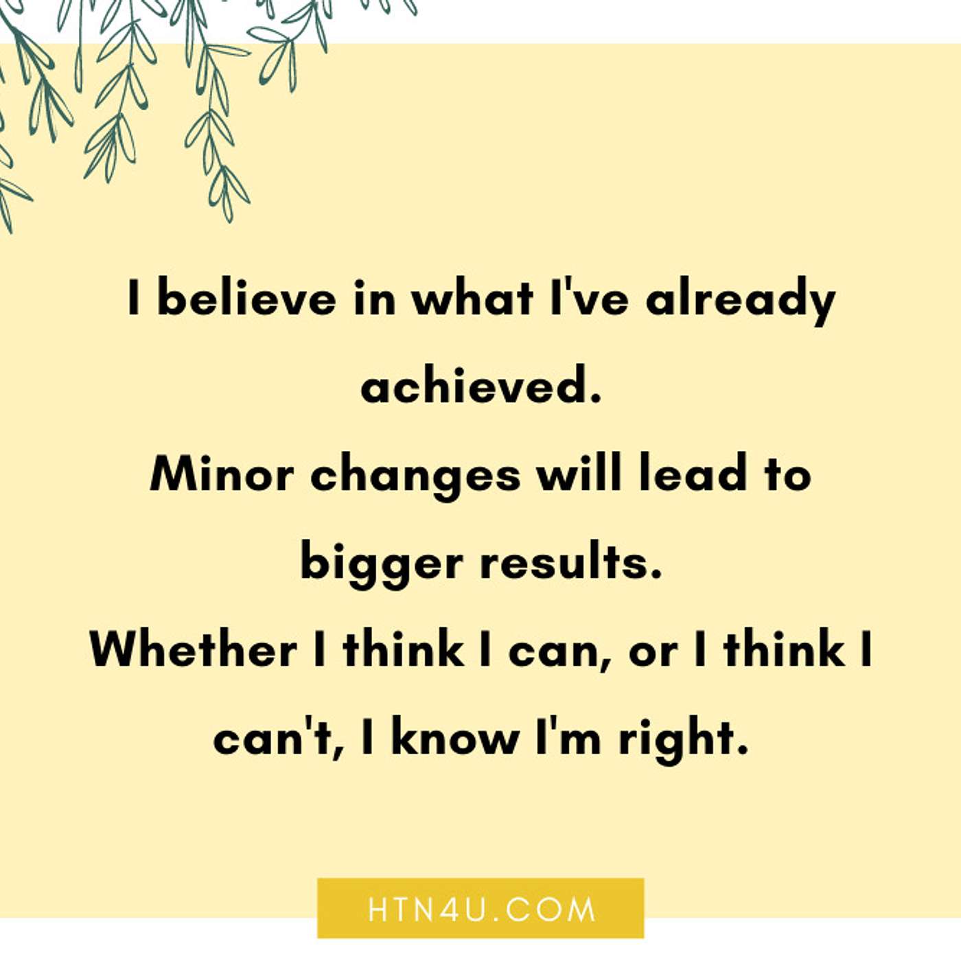 HTN4U Unlimiting Affirmations on Success #124