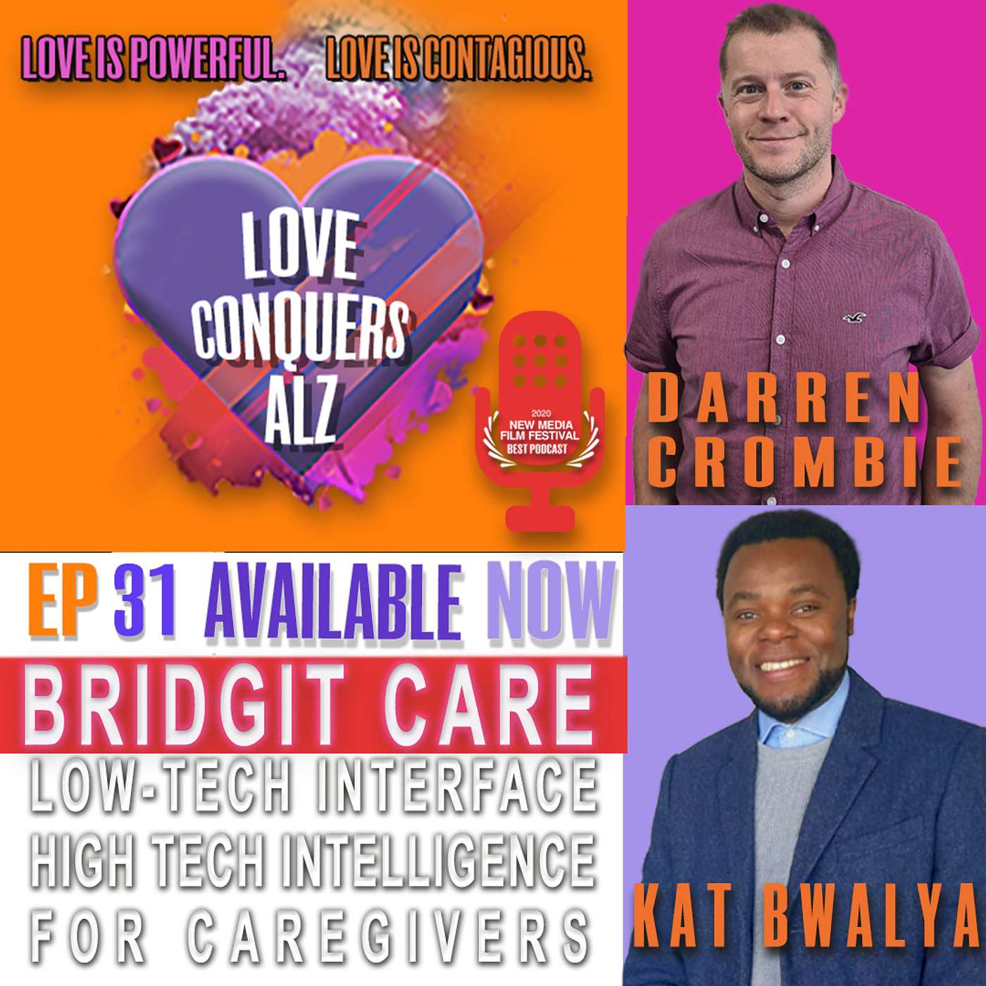 Darren Crombie & Kat Bwalya of Bridgit Care: Low Tech Interface. High Tech Intelligence For Caregivers.