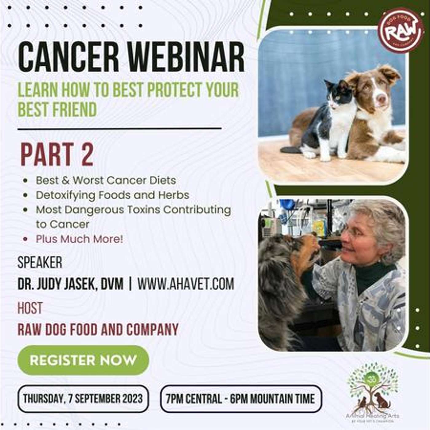 Come to Our Cancer Webinar and Learn How to Keep Your Pets Toxic Free episode artwork