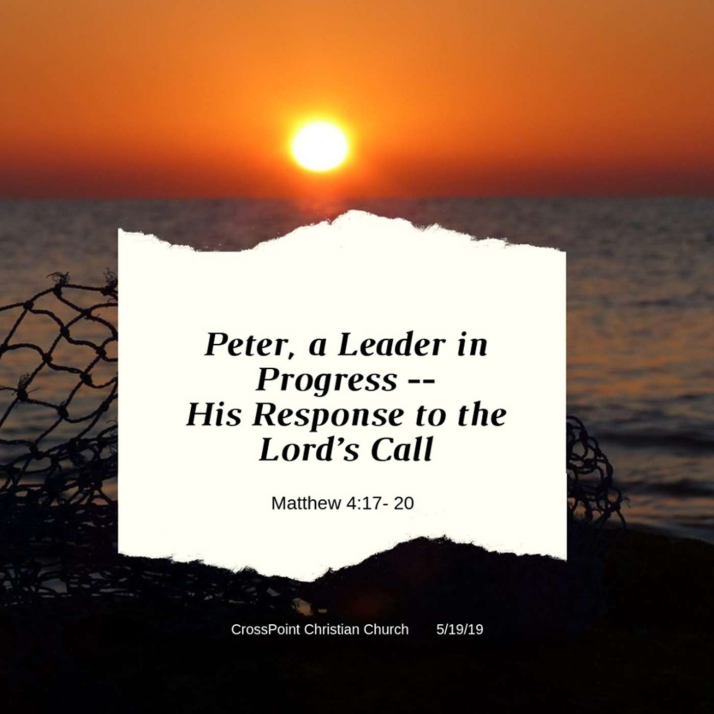 Peter, a Leader in Progress