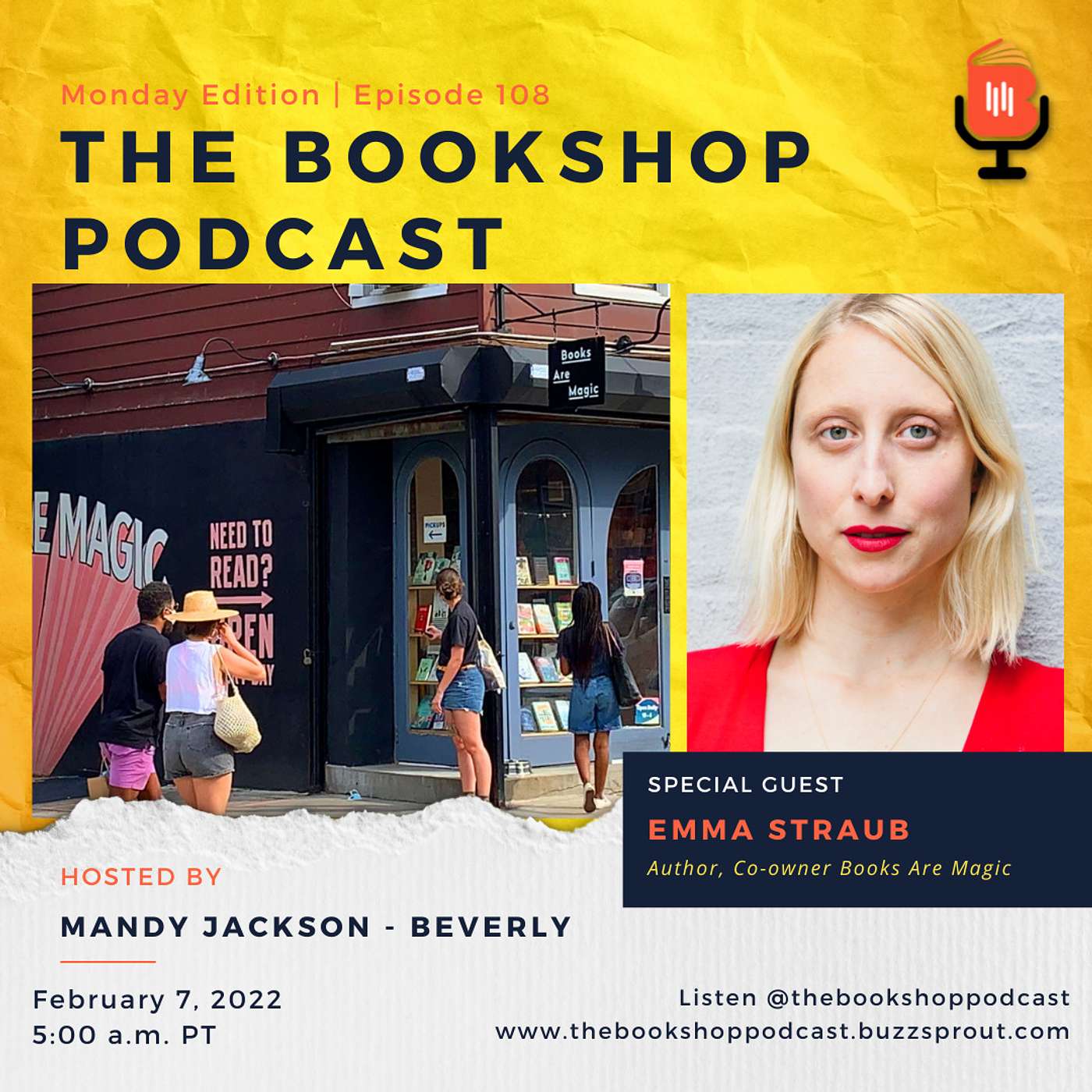 Emma Straub, Author, Co-owner Books Are Magic