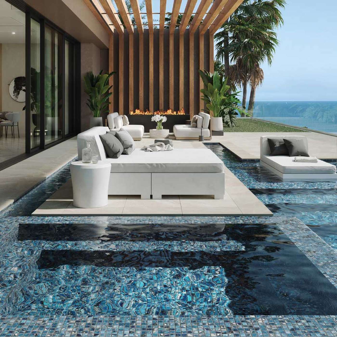 Turning Up the Heat: In-Pool Furniture & Fire Feature Trends with AquaBlu’s Frank Vitori