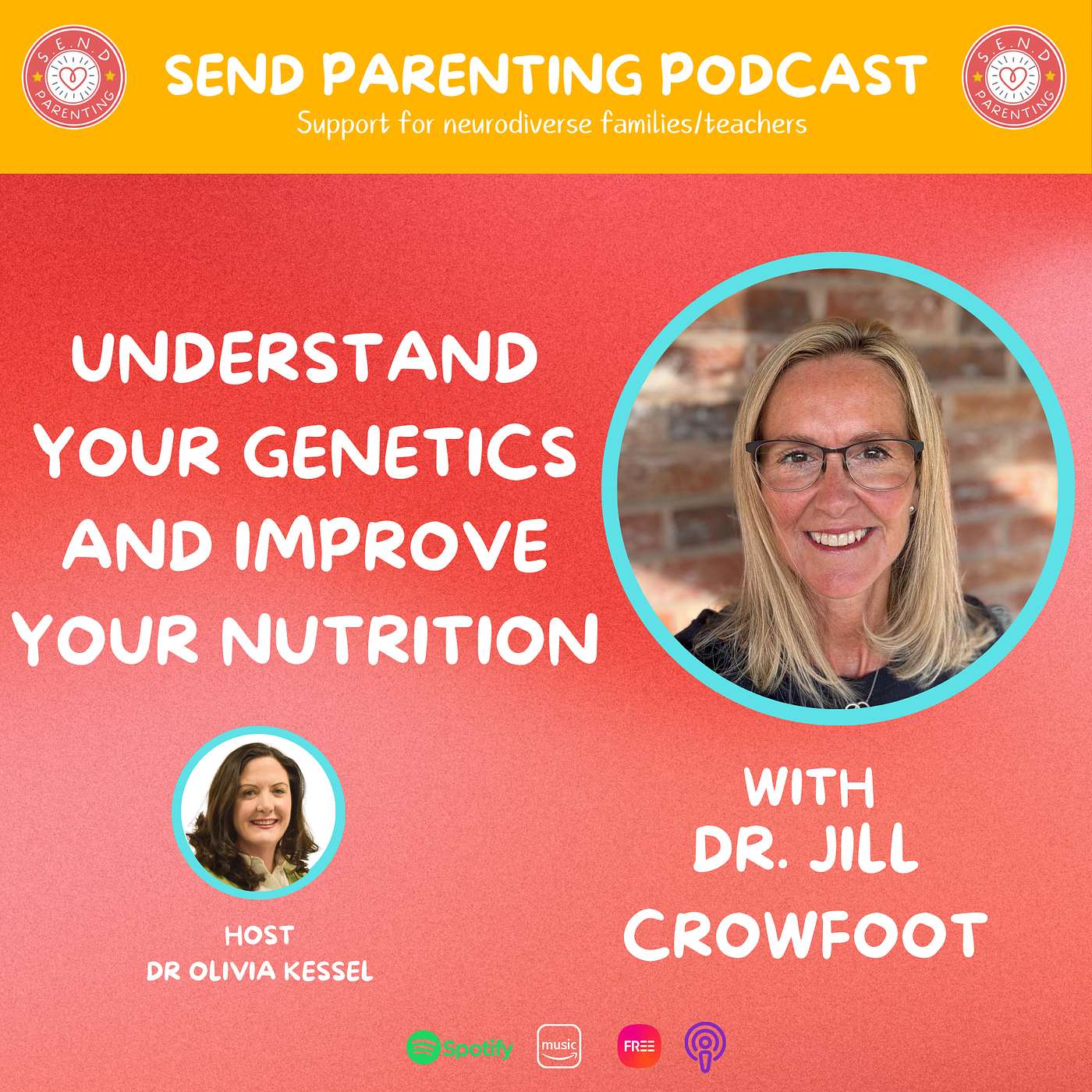 EP 95: Understand Your Genetics & Improve Your Nutrition with Dr. Jill Crowfoot of Renude Health