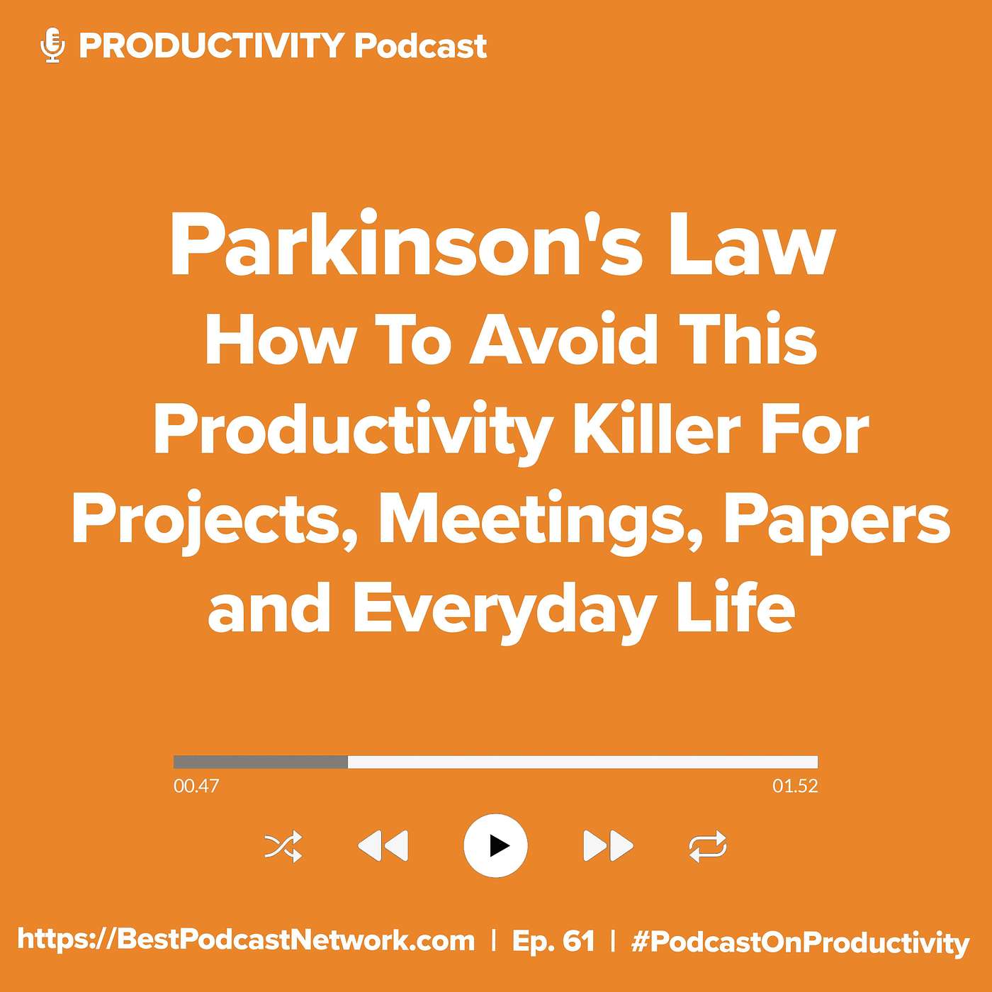 Parkinson's Law and How To Avoid This Productivity Killer For Projects, Meetings, Papers and Everyday Life