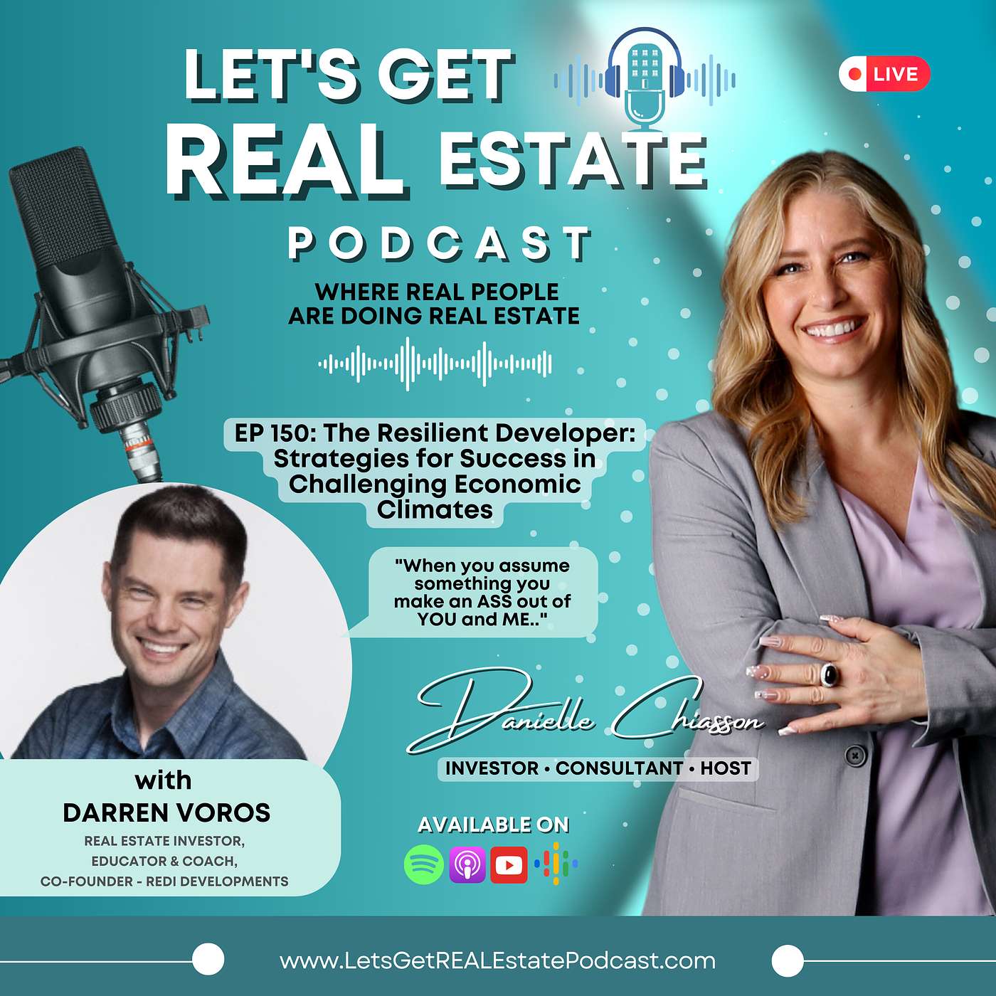 The Resilient Developer: Strategies for Success in Challenging Economic Climates with Darren Voros Ep. 150