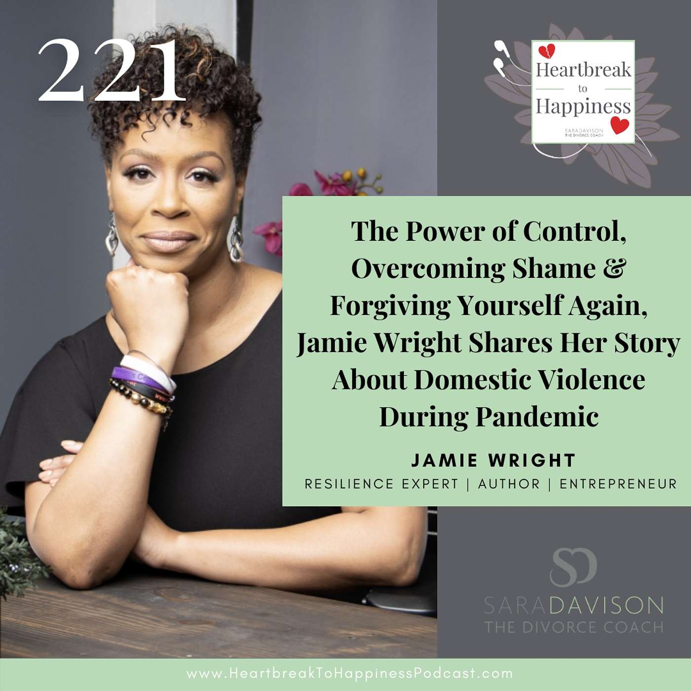 The Power of Control, Overcoming Shame & Forgiving Yourself Again, Jamie Wright Shares Her Story About Domestic Violence During Pandemic