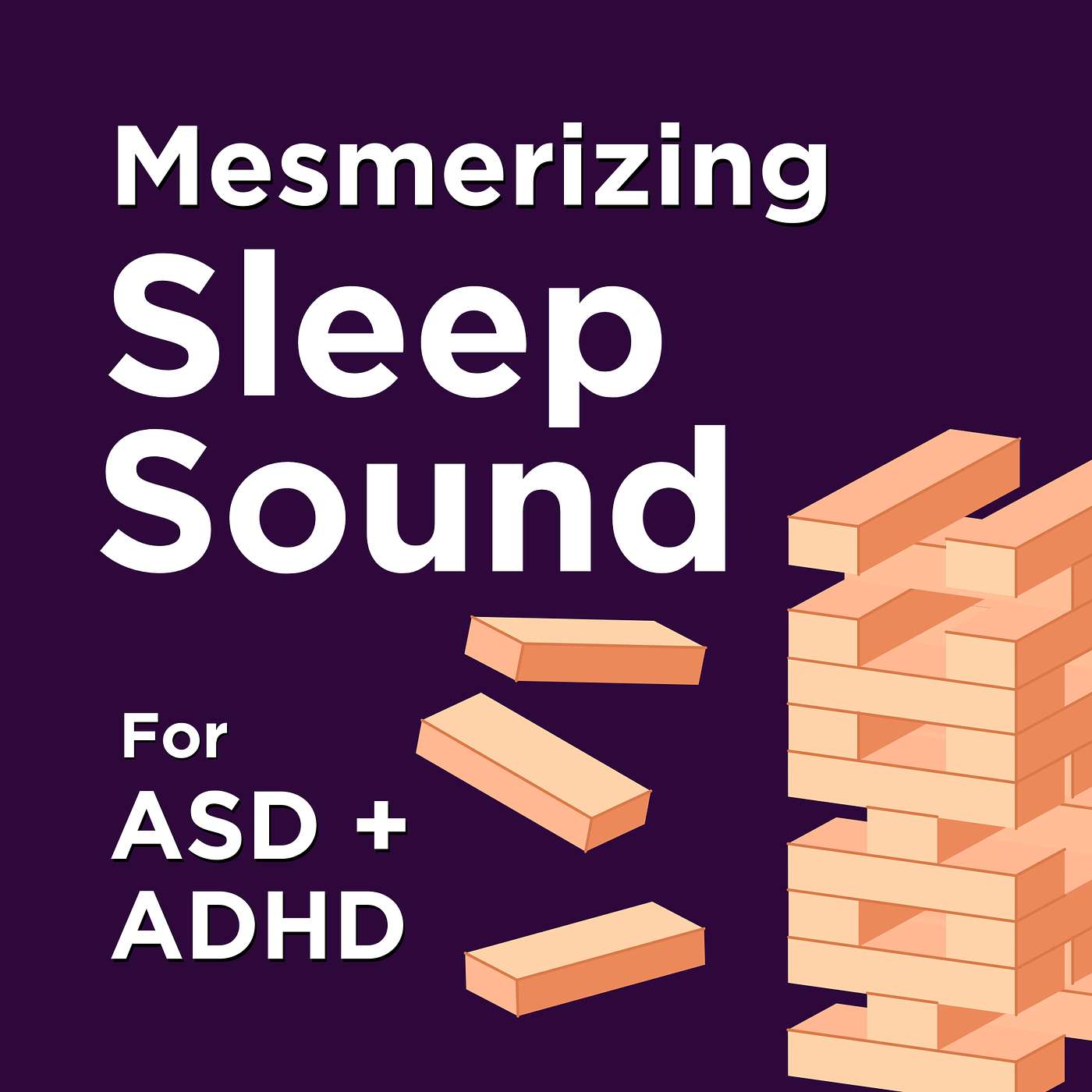 Wooden Blocks Tumbling - Put Your ADHD ASD Brain Into a Mesmerized State for Focus or SLEEP! LOOPABLE