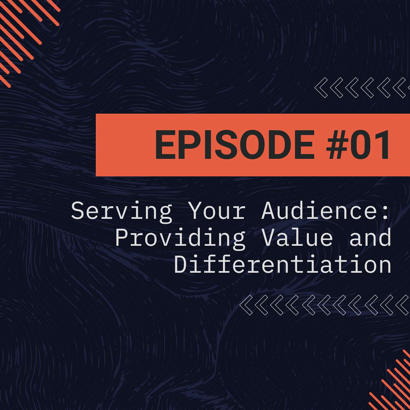 Episode 1 - Serving Your Audience: Providing Value and Differentiation