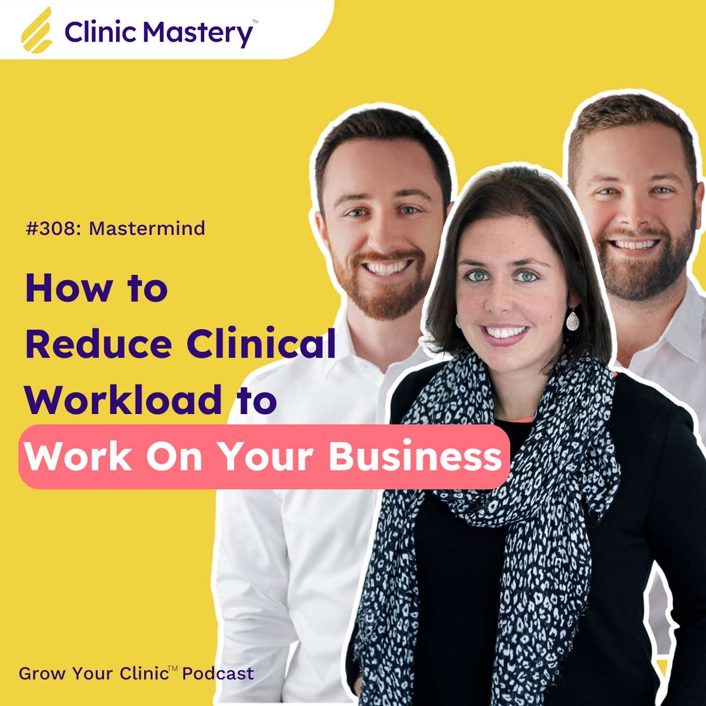 Clinic Mastery: How to Reduce Clinical Workload To Work On Your Business | GYC Podcast 308 episode artwork