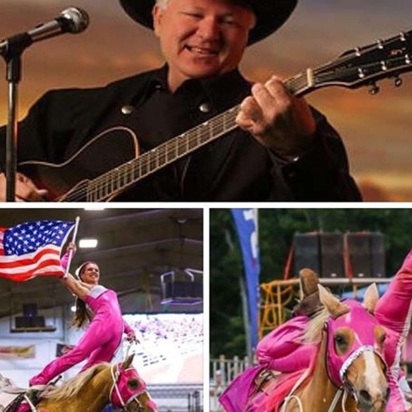 TERRY BROWN AND THE TRIXIE CHICKS TRICK RIDERS on EQUESTRIAN LEGACY RADIO