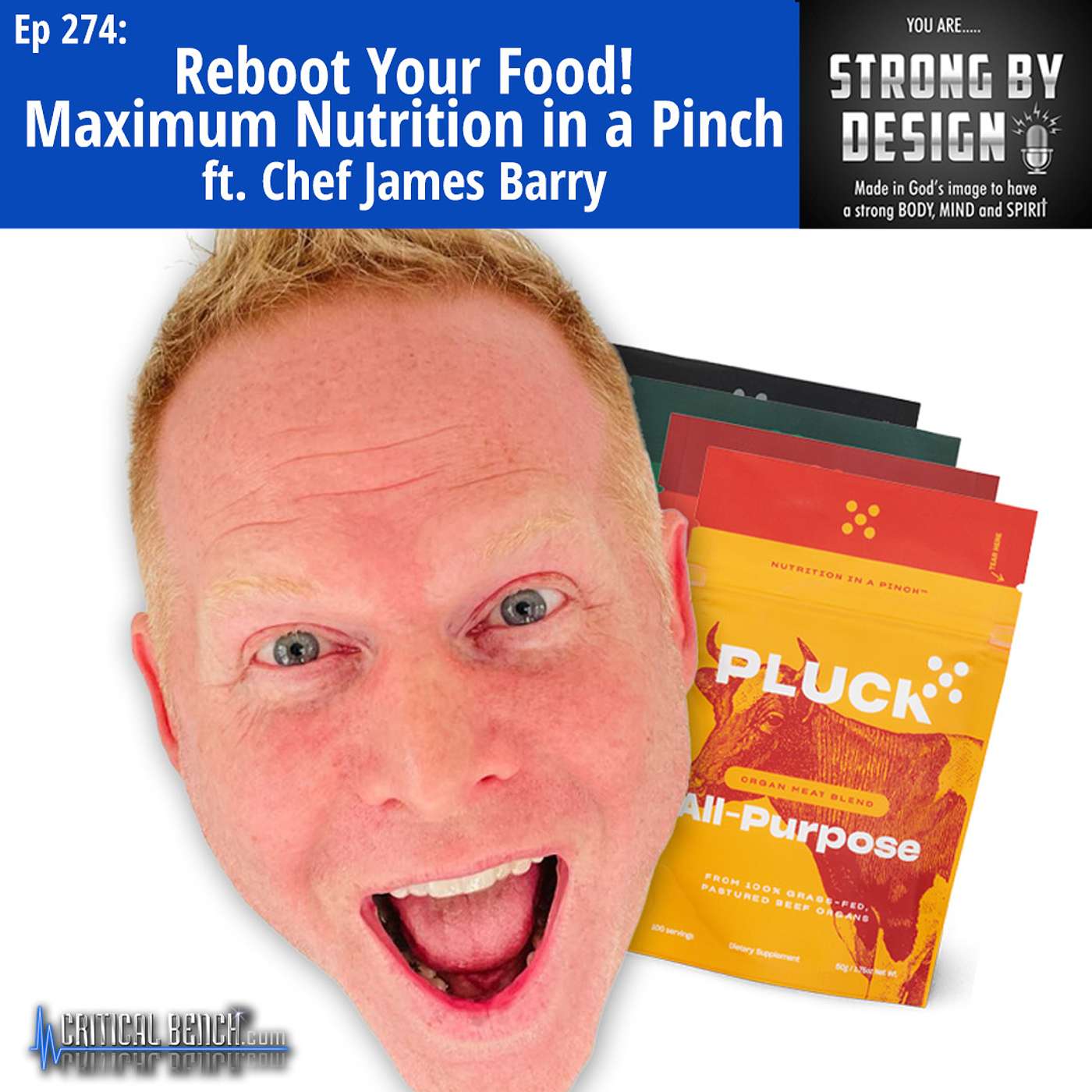 Ep 274 Reboot Your Food! Maximum Nutrition in a Pinch ft. Chef James Barry