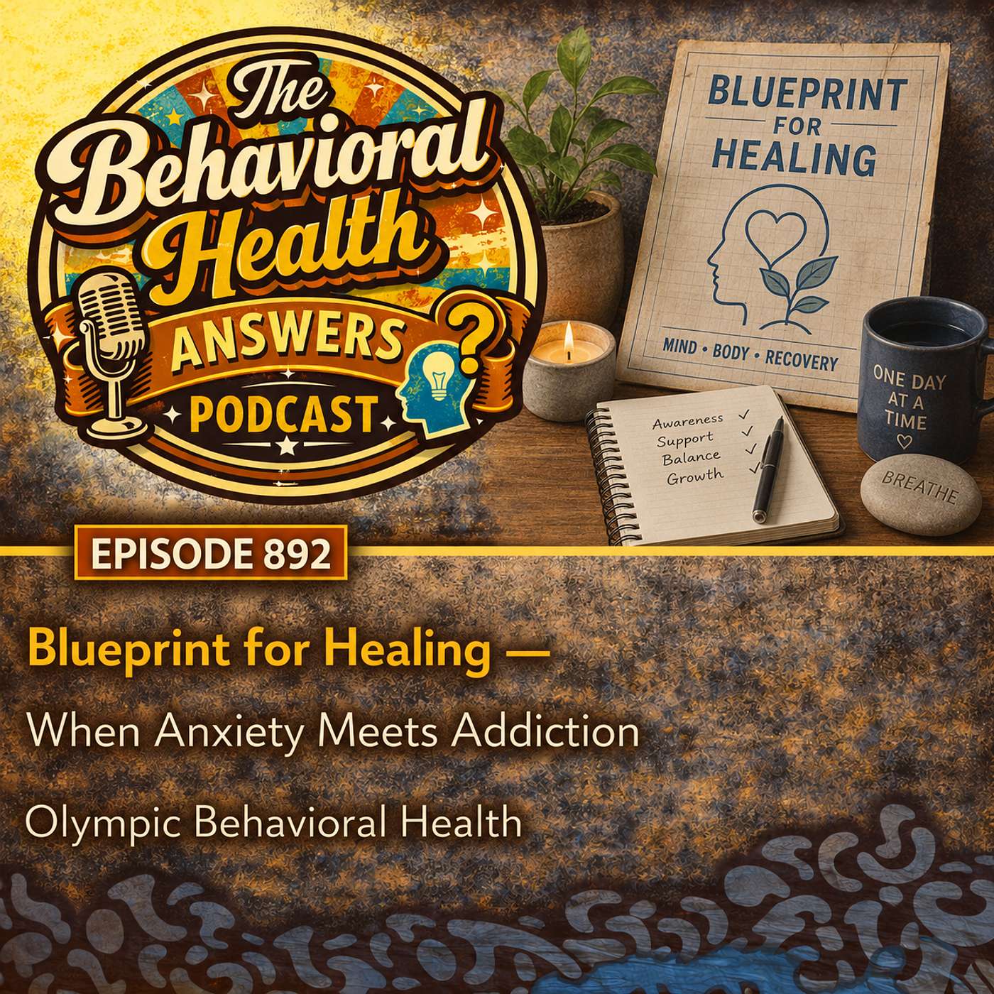 Episode 892: Blueprint for Healing - When Anxiety Meets Addiction | Olympic Behavioral Health episode artwork