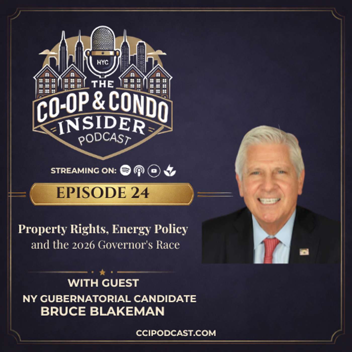 Property Rights, Energy Policy, and the 2026 Governor's Race with guest Bruce Blakeman episode artwork