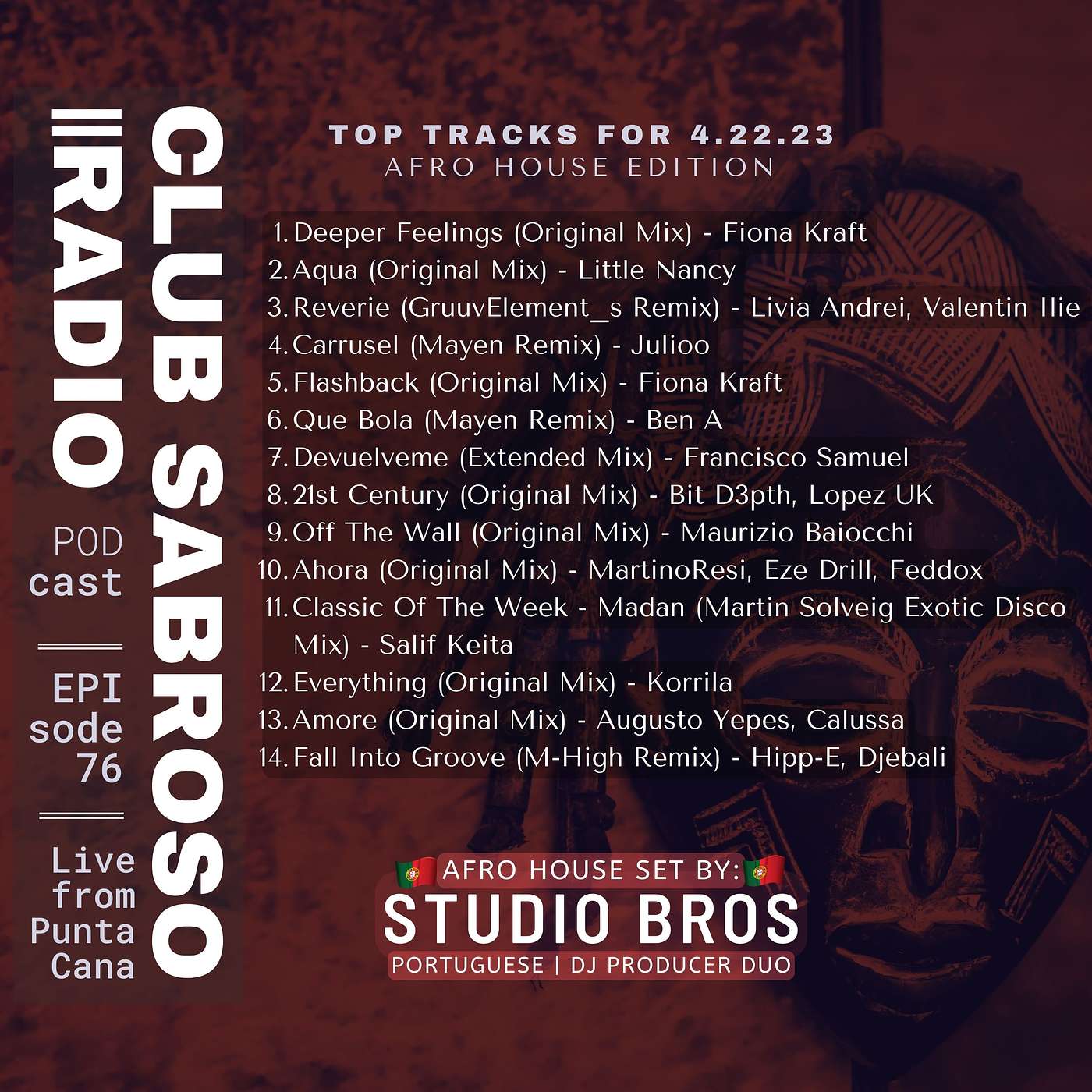 Episode 76: Bringing the Club to the Radio w/ Guest STUDIO BROS (PT)