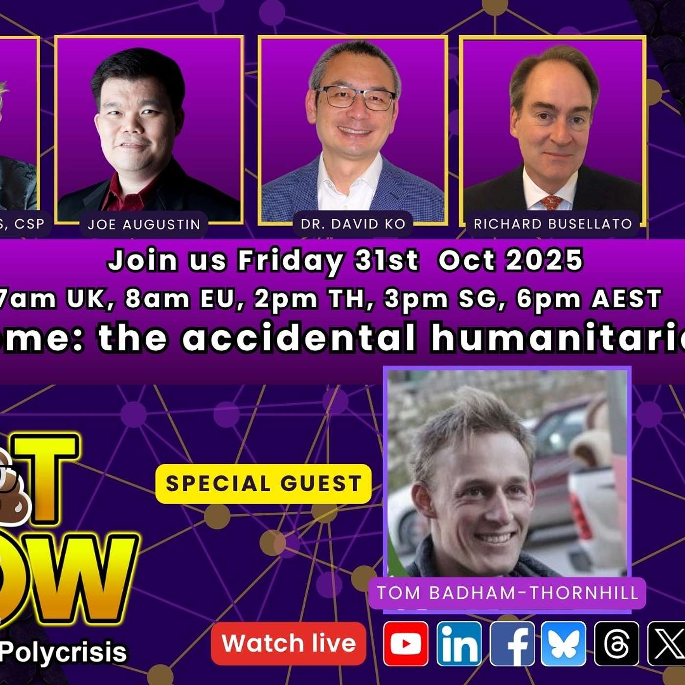 The Sh*t Show: the accidental humanitarian