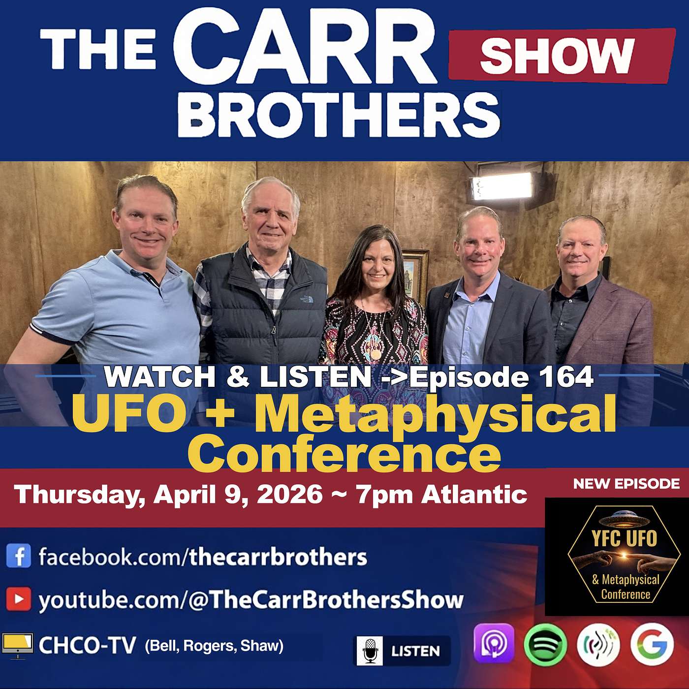 Ep164: UFO + Metaphysical Conference (April 9/26) episode artwork