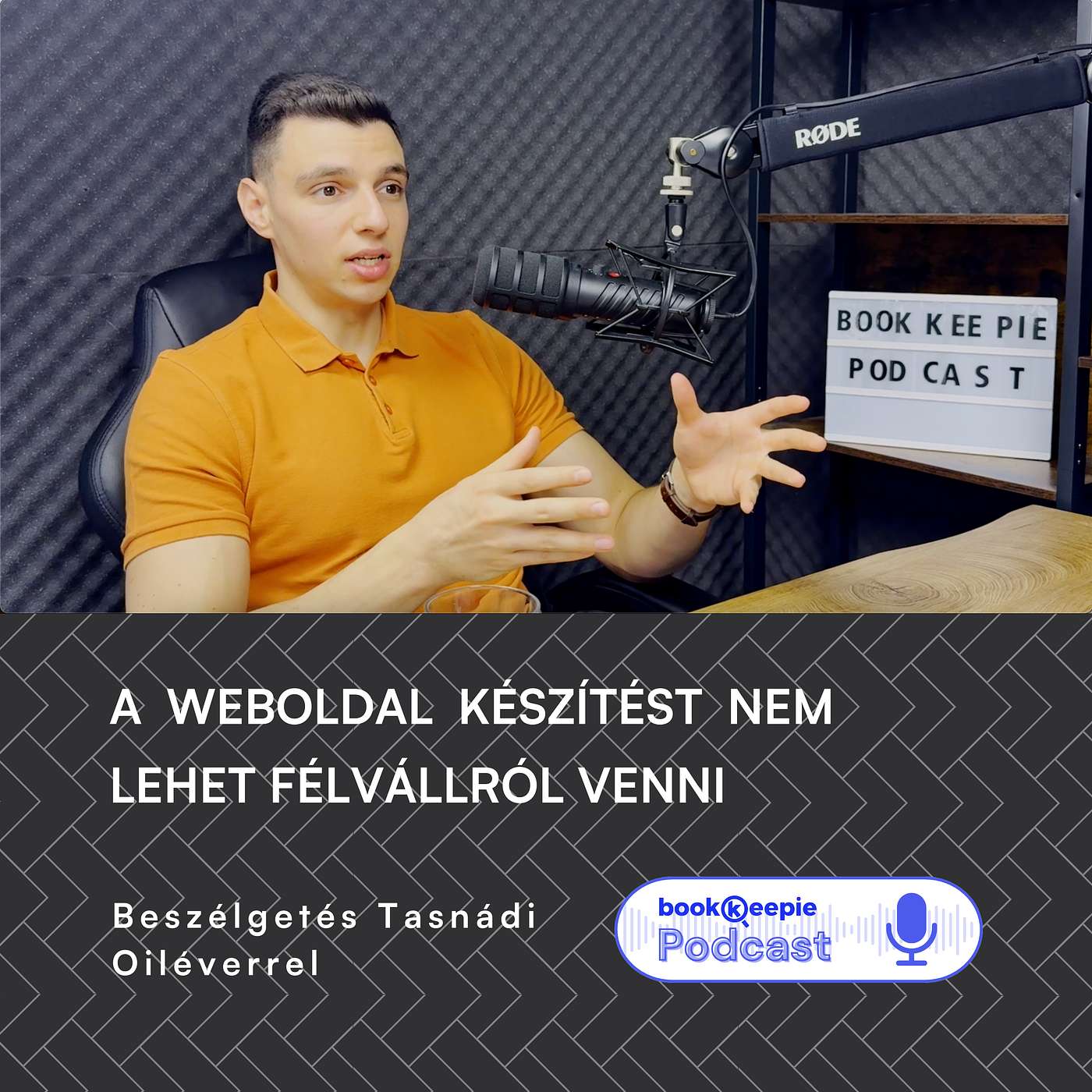 A weboldal készítést nem lehet félvállról venni - Beszélgetés Tasnádi Olivérrel episode artwork