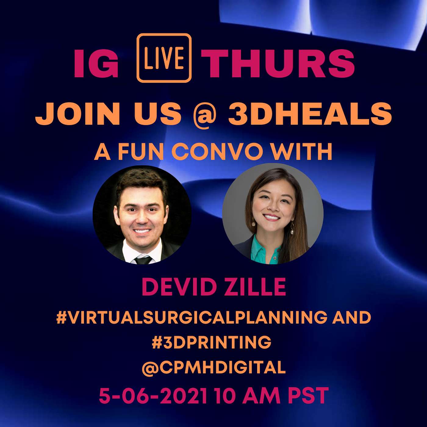 IG Live with Dr. Devid Zille: The Past and Present of 3D Printing in Maxillofacial Surgery