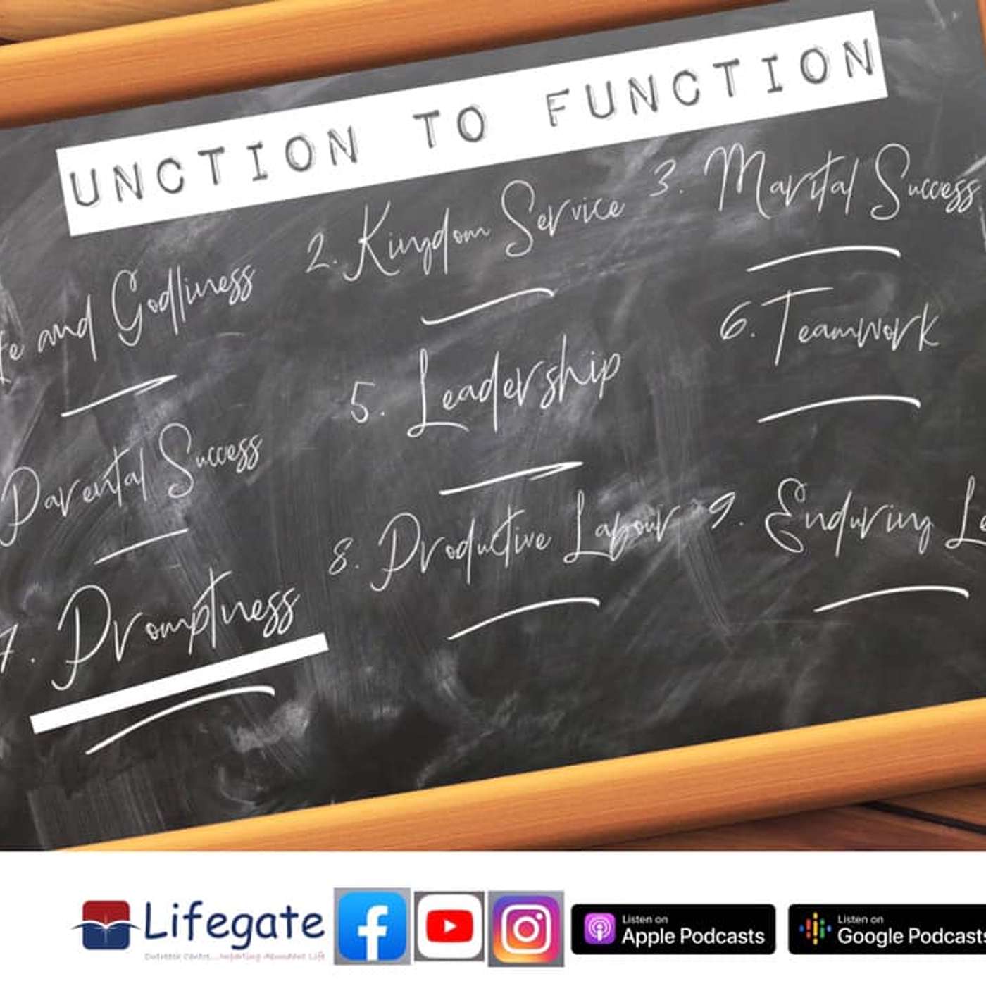 Unction for Promptness (Unction to Function) - Lifegate Church - 17.10.21 episode artwork