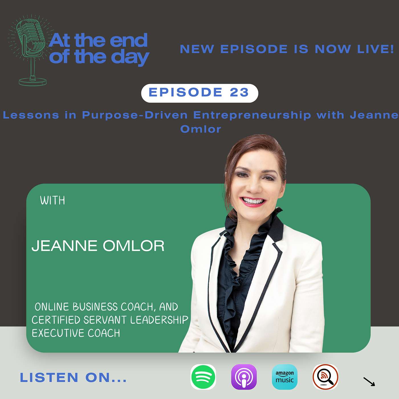 Lessons in Purpose-Driven Entrepreneurship with Jeanne Omlor