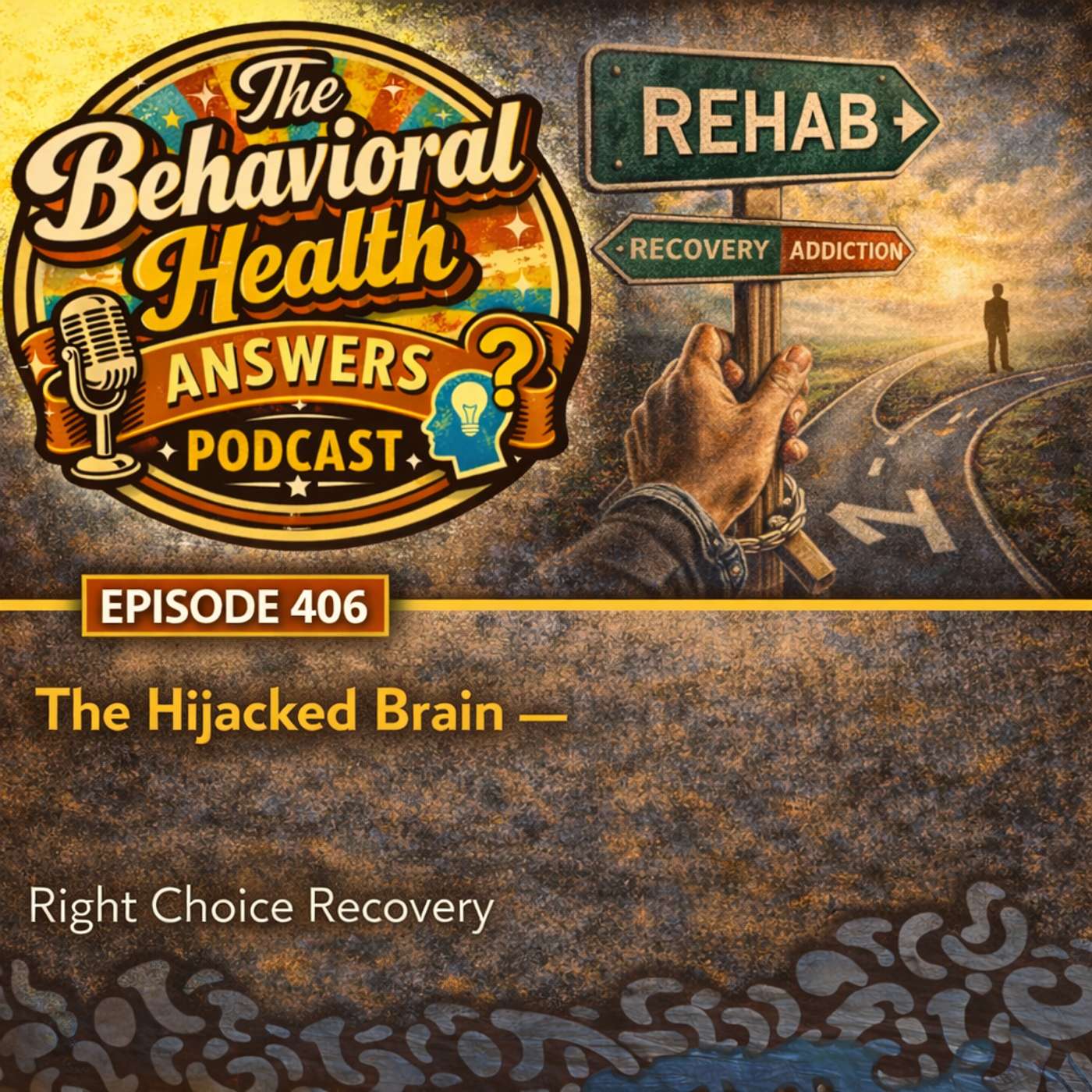 Episode 406: The Hijacked Brain | Right Choice Recovery episode artwork