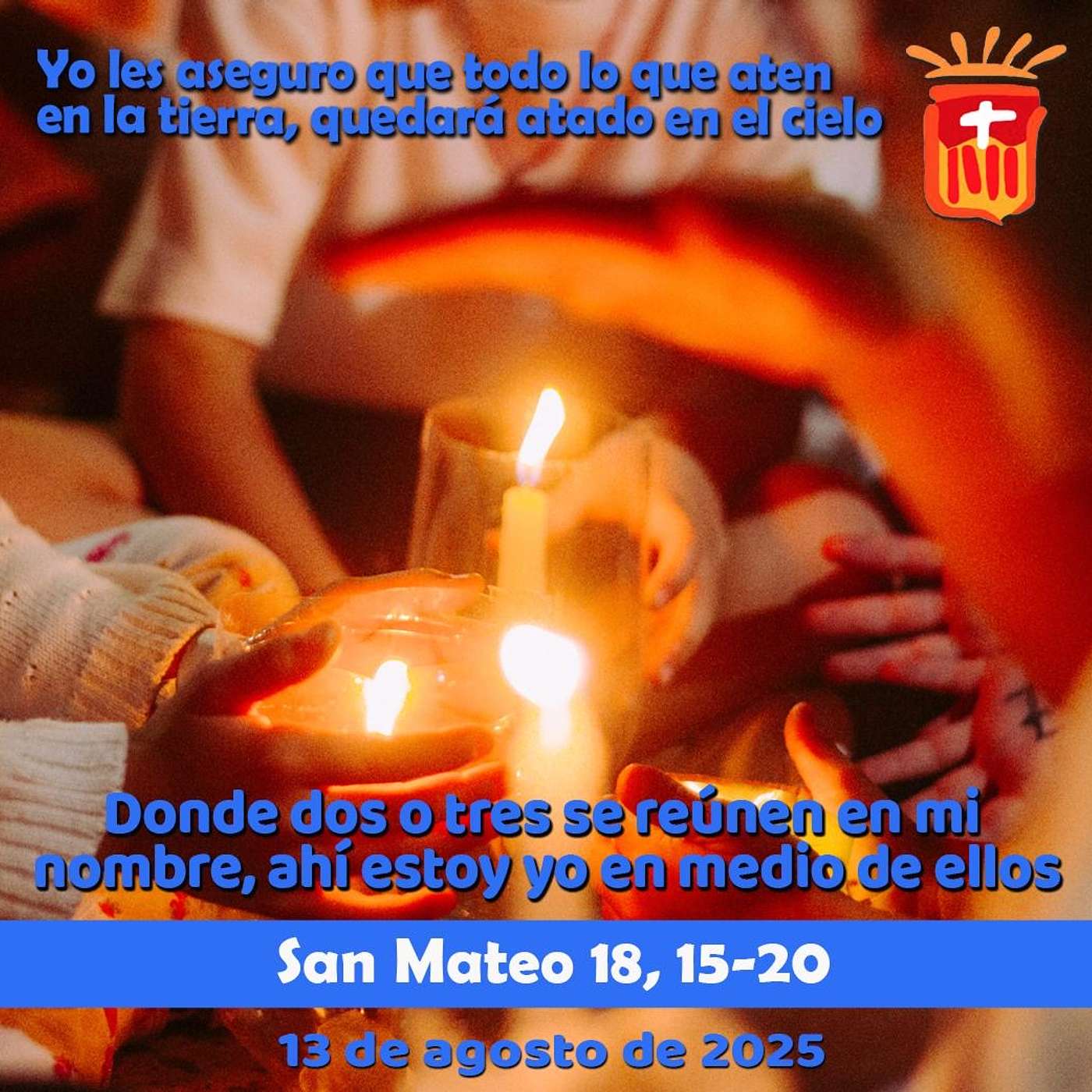 2025-08-13 San Mateo 18, 15-20: Miércoles XIX Ordinario