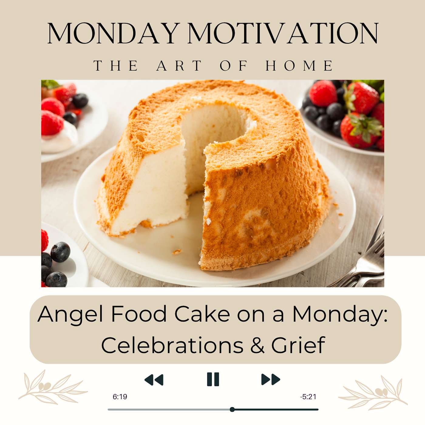 Monday Motivation #63 | Angel Food Cake on a Monday: Celebrations & Grief
