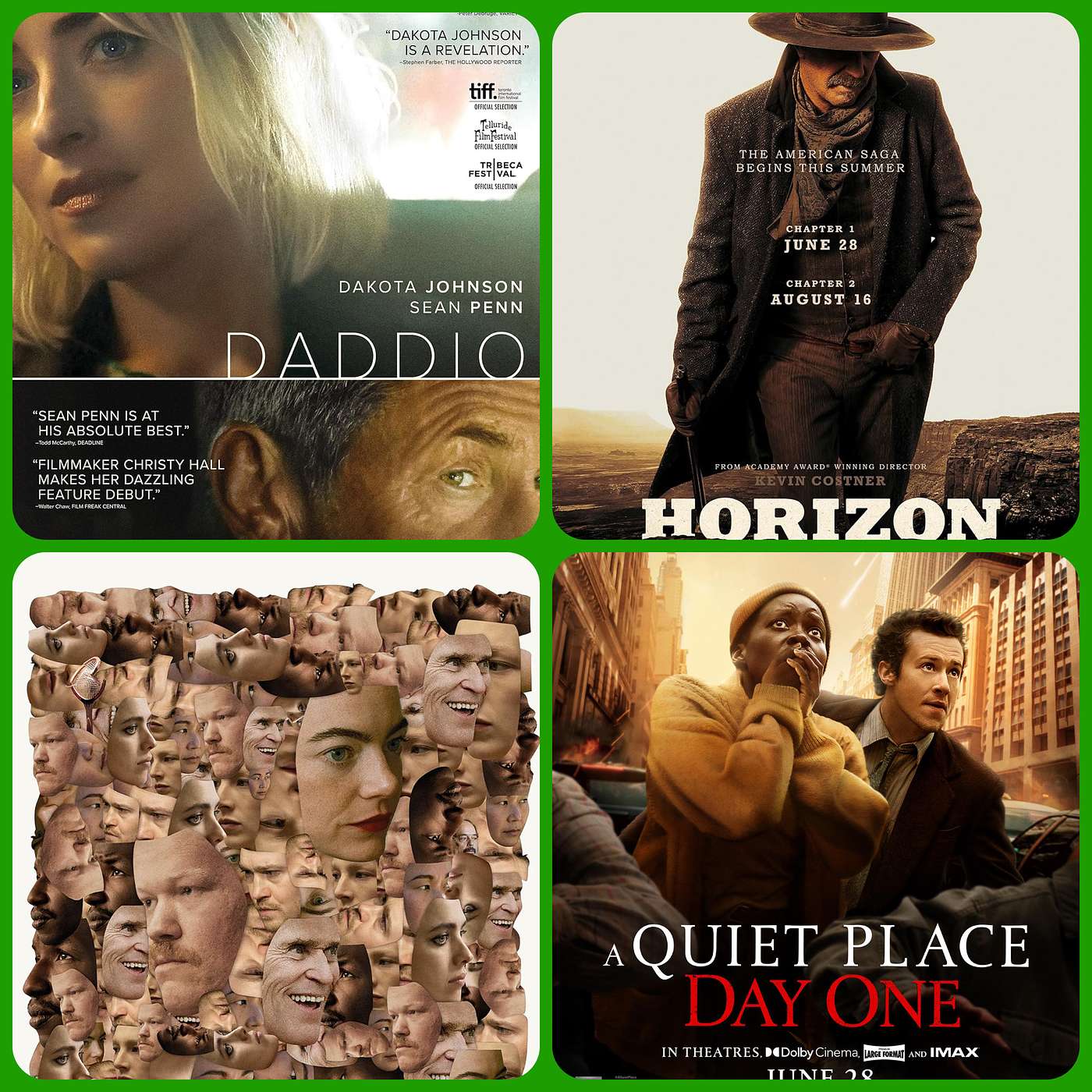 Episode 170 - Daddio, Kinds of Kindness, A Quiet Place: Day One, Horizon: An American Saga, Chapter 1 episode artwork