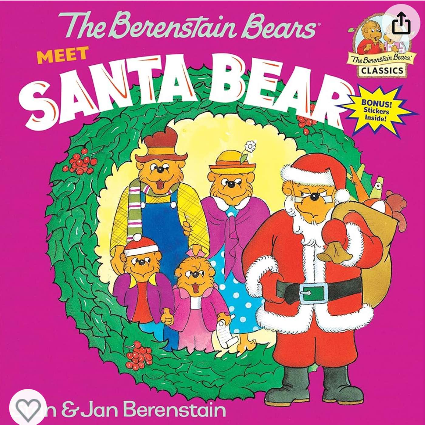 The Berenstain Bears meet Santa Bear
