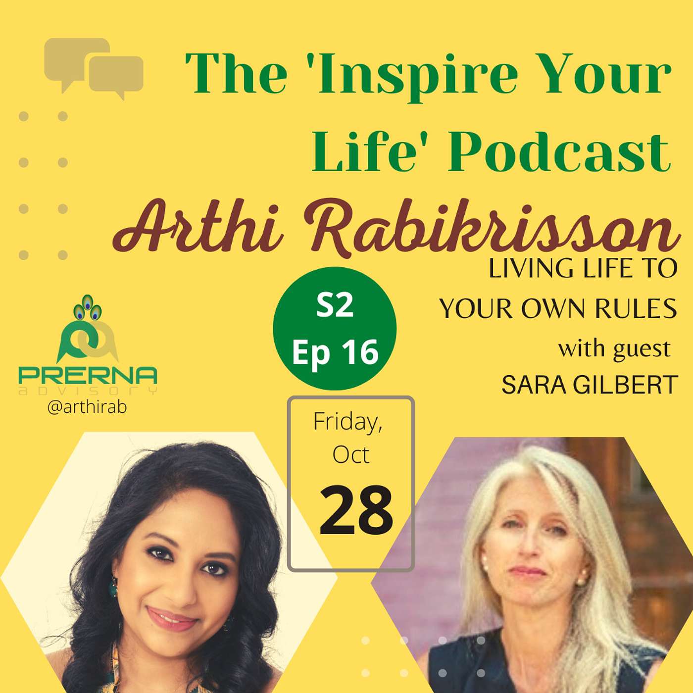 The \'Inspire your Life\' Podcast with Arthi Rabikrisson