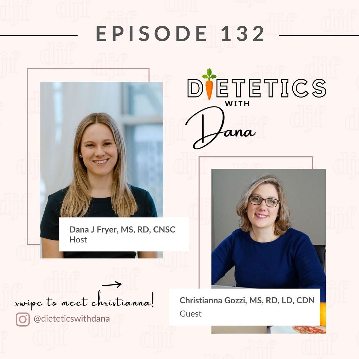 132: Interview with Christianna Gozzi MA, MS, RD, LD, CDN