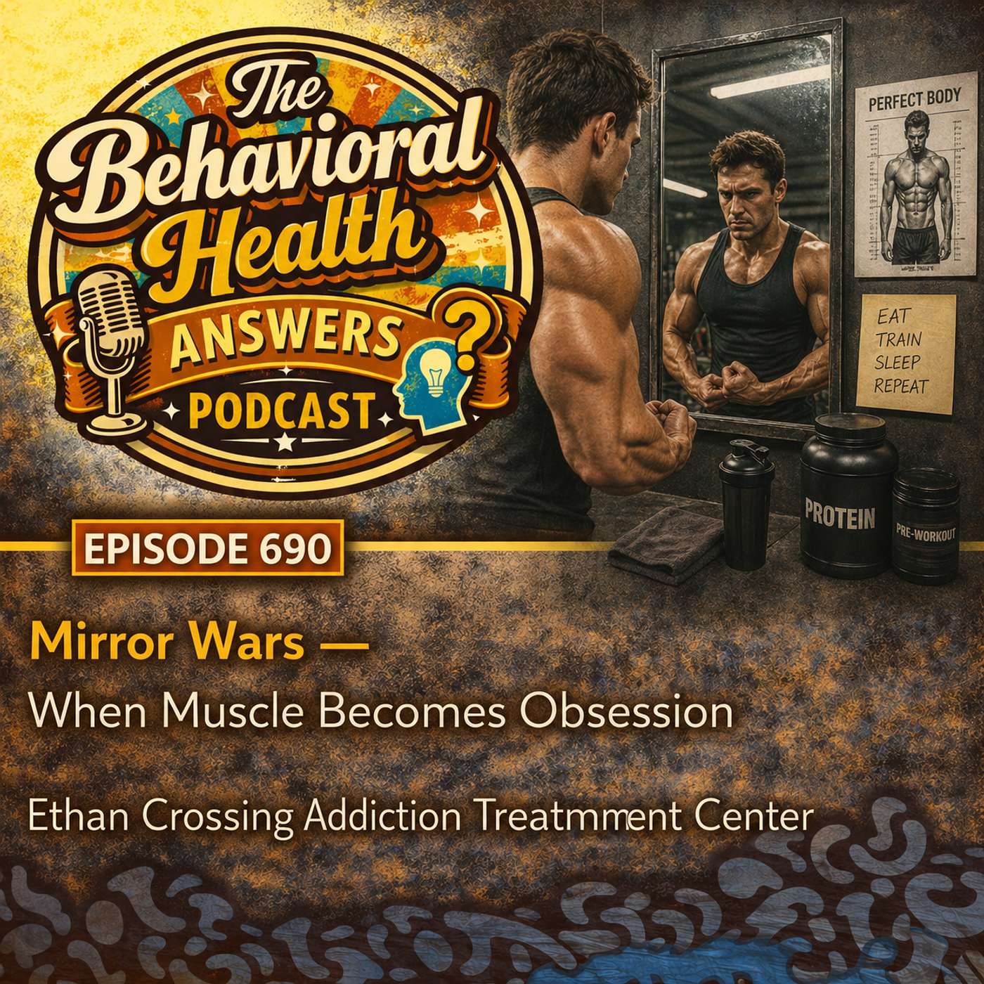 Episode 690: Mirror Wars - When Muscle Becomes Obsession | Ethan Crossing Addiction Treatment Center episode artwork