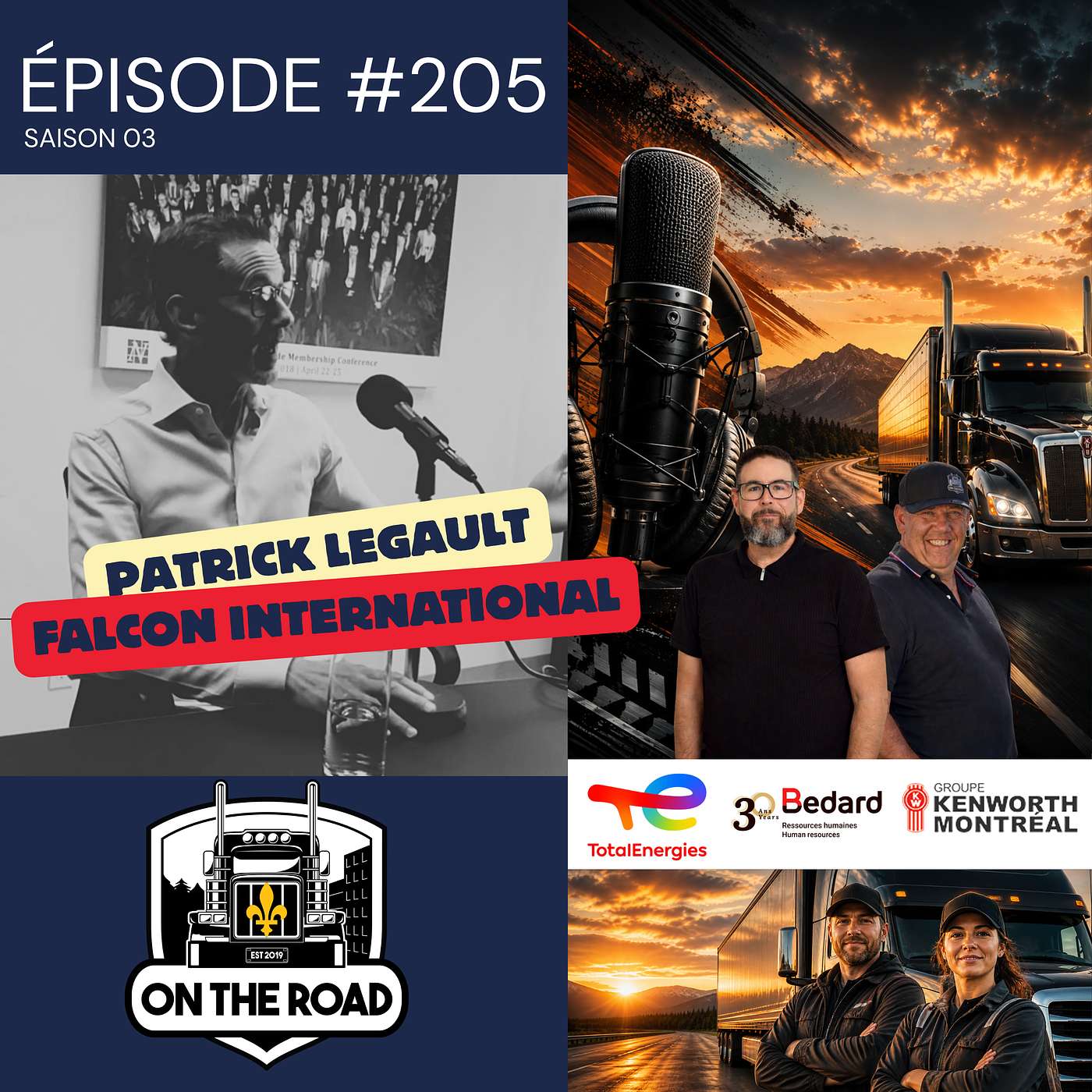 🎙 Épisode 205 – On the road Québec avec Patrick Legault de Falcon International episode artwork