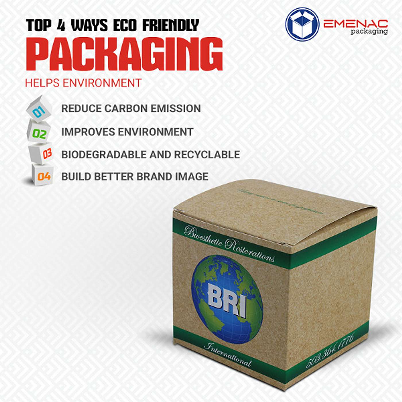 Top 4 Ways Eco-Friendly Packaging Helps Environment
