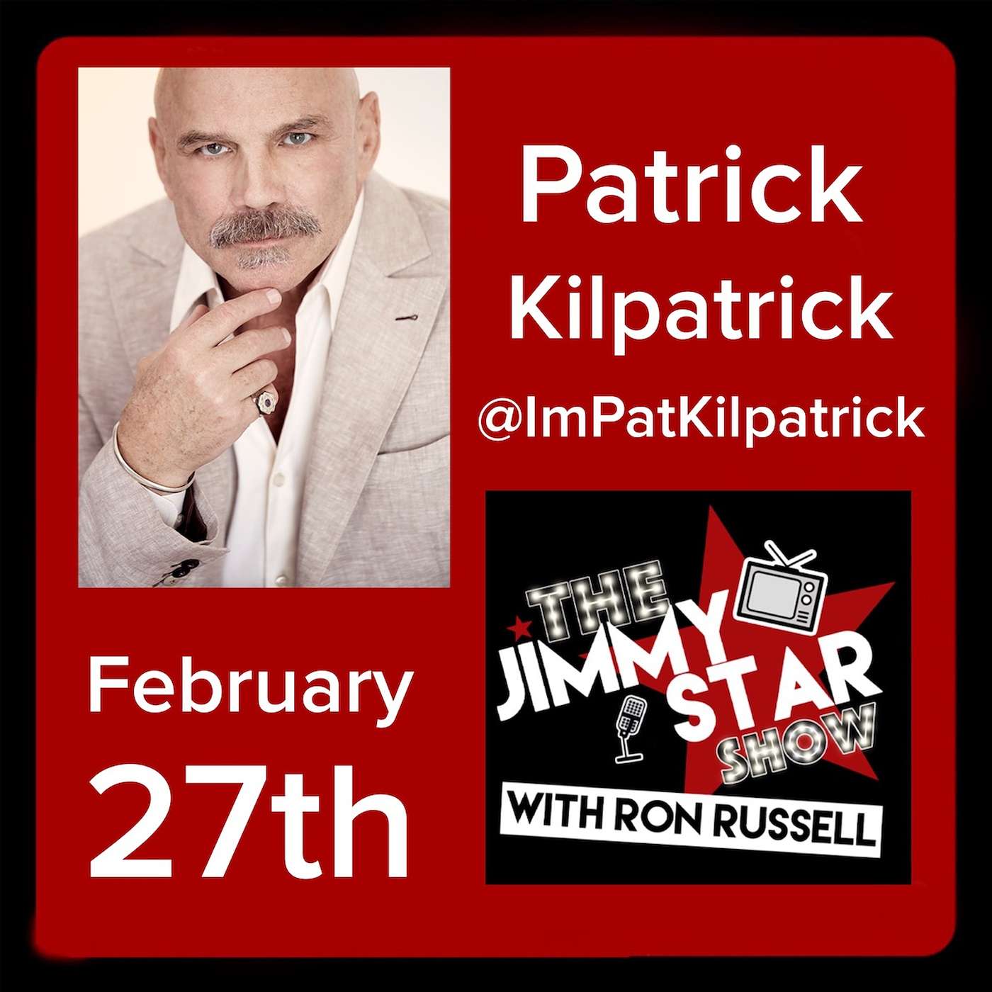 Victoria De Mare @VictoriaDeMare/ Patrick Kilpatrick @ImPatKilpatrick