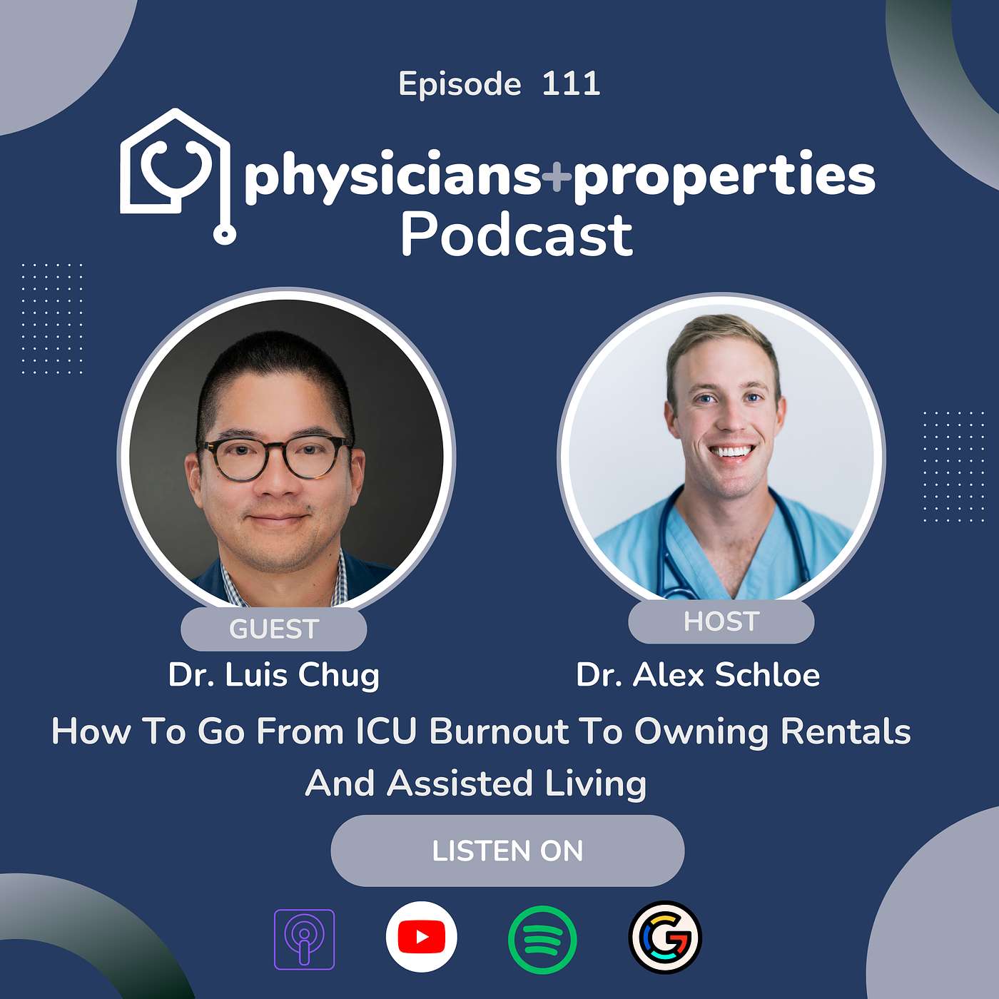 How To Go From ICU Burnout To Owning Rentals And Assisted Living With Dr. Luis Chug